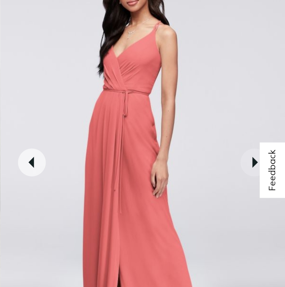 David's bridal Wrap dress